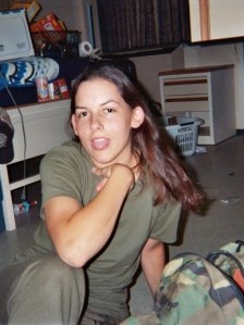 Packing up for the first deployment (August 2004).