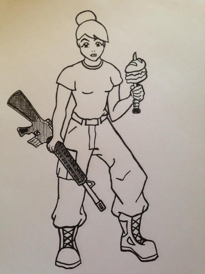 No part of this artwork may be used without my expressed permission.