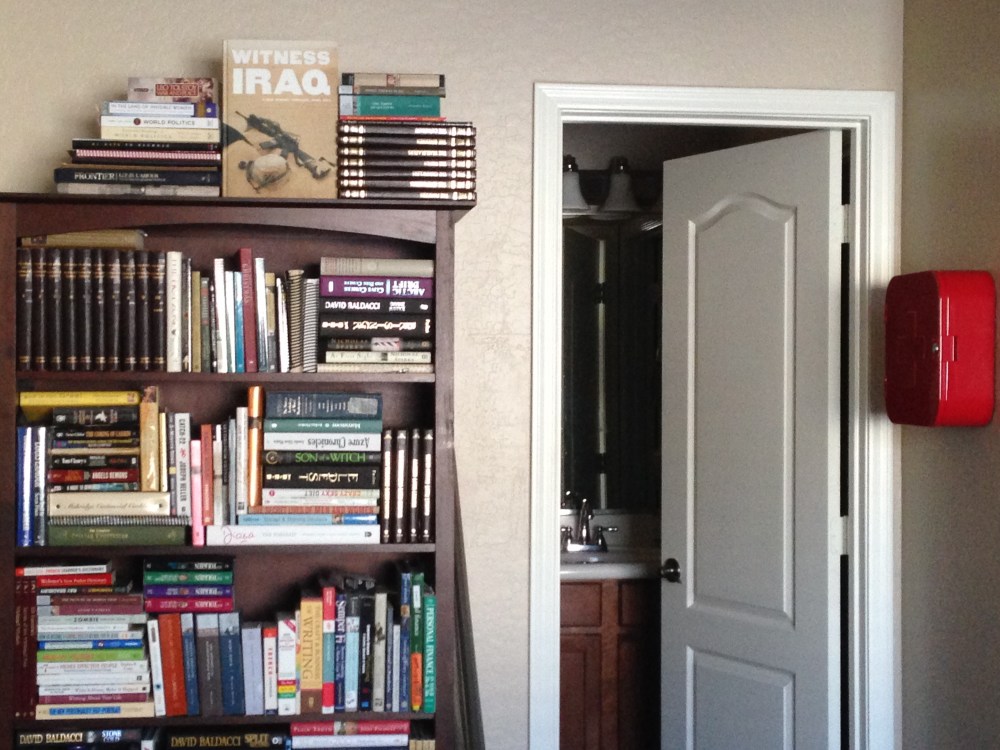 Part of our home library